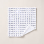 Motif bleu (Gant de toilette)