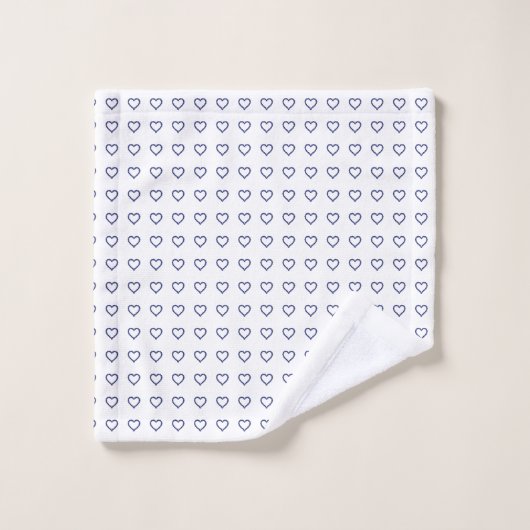 Motif bleu (Gant de toilette)