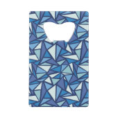 Motif bleu abstrait de Crsytal de glace (Devant)