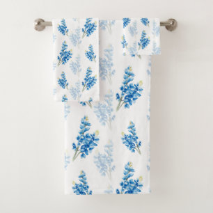 Motif bleu aquarelle