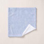 Motif bleu clair - (Gant de toilette)