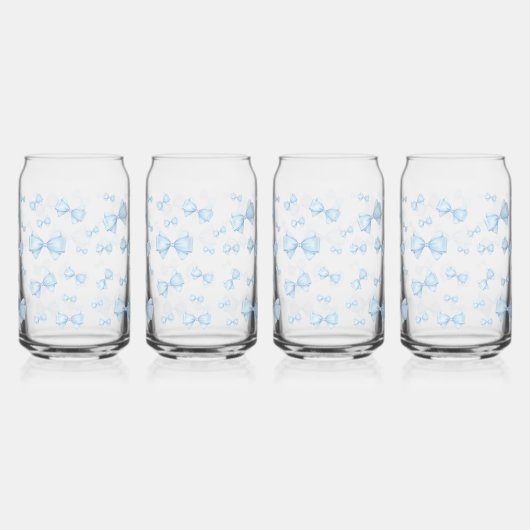 Motif bleu Coquette Bow (Dos)