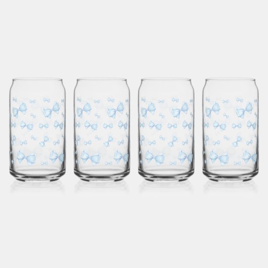 Motif bleu Coquette Bow (Droite)