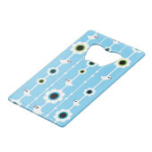 motif bleu d'oiseau et de fleurs (Devant Angle)