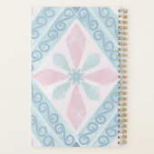 motif bleu en forme de diamant (Dos)