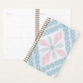 motif bleu en forme de diamant (Devant avec enveloppe)