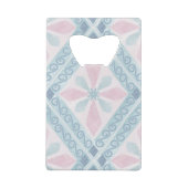 motif bleu en forme de diamant (Dos)