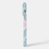 motif bleu en forme de diamant (Côté gauche)