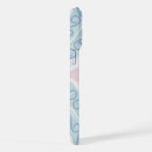 motif bleu en forme de diamant (Côté droit)