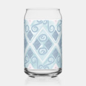 motif bleu en forme de diamant (Droite)