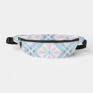 motif bleu en forme de diamant