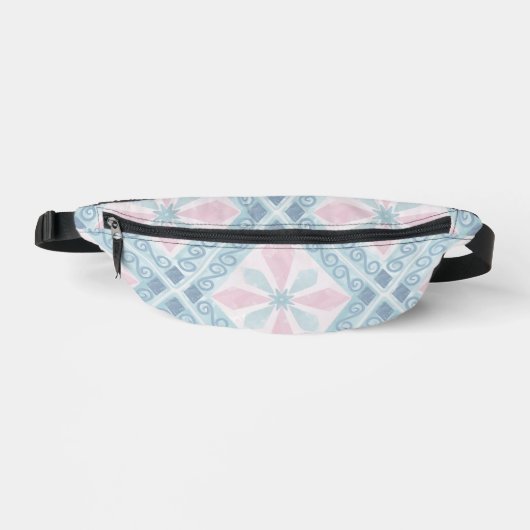 motif bleu en forme de diamant (Recto)
