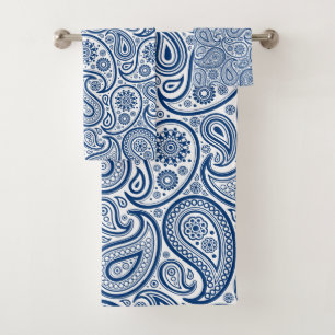 Motif bleu et blanc de marine