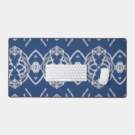 Motif Bleu et Blanche Formes de neige (Clavier et souris)