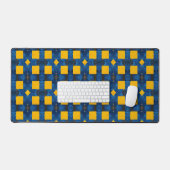 Motif bleu et jaune (Clavier et souris)