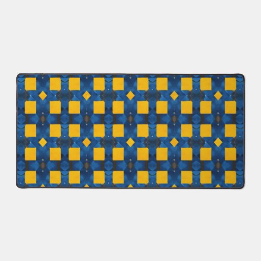Motif bleu et jaune (Recto)