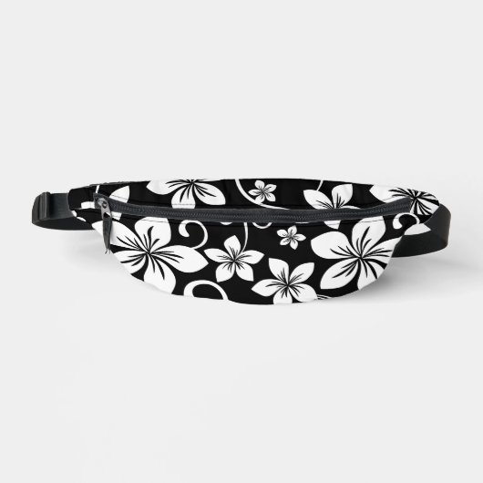 MOTIF BLEU HAWAII EN NOIR (Recto)