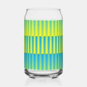 Motif bleu jaune vert rayé (Verso)