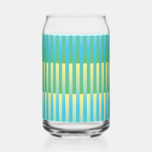 Motif bleu jaune vert rayé (Verso)