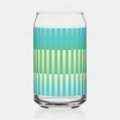 Motif bleu jaune vert rayé (Droite)