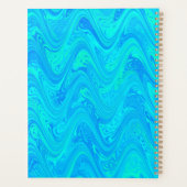 Motif bleu marbling (Dos)
