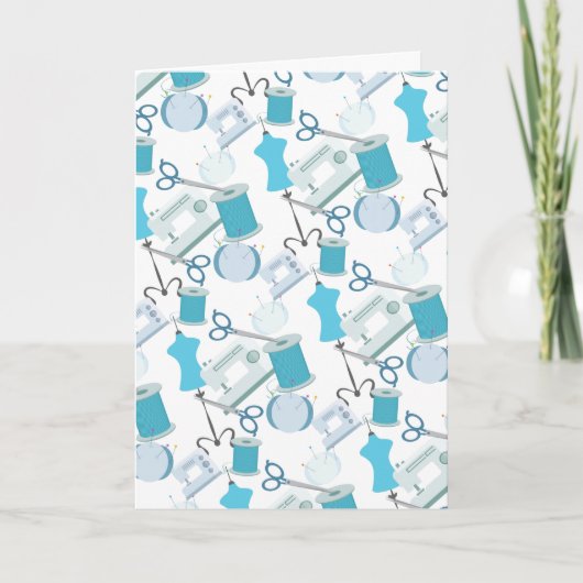 Motif bleu Merci couture (Devant)