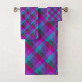 Motif bleu rose violet (En situation)