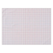 Motif bleu rouge de plaid de contrôle de nappe de (Devant (Horizontal))