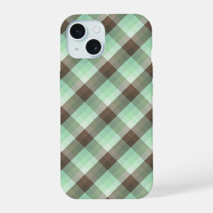 Motif bloc de couleur menthe chocolat rayures carr