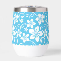 MOTIF BLUE HAWAII EN BLEU