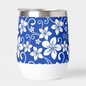 MOTIF BLUE HAWAII EN BLEU ROYAL (Droite)