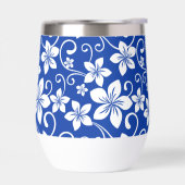 MOTIF BLUE HAWAII EN BLEU ROYAL (Gauche)