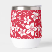 MOTIF BLUE HAWAII EN ROUGE (Gauche)