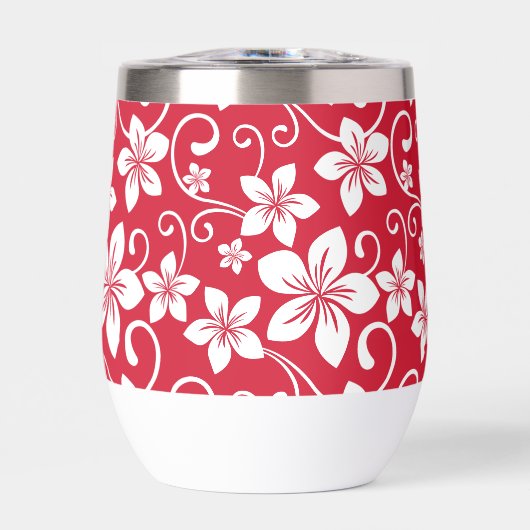 MOTIF BLUE HAWAII EN ROUGE (Avant)