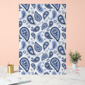 Motif Blue Paisley (Mariage)