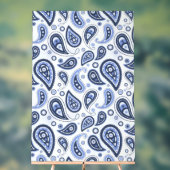 Motif Blue Paisley (Neutre)