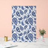 Motif Blue Paisley (Mariage)