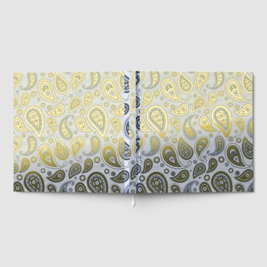 Motif Blue Paisley (Complet)