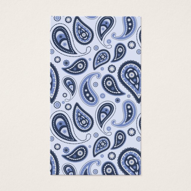 Motif Blue Paisley (Devant)