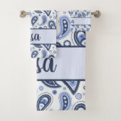 Motif Blue Paisley (En situation)
