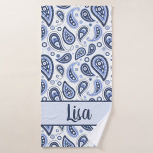 Motif Blue Paisley