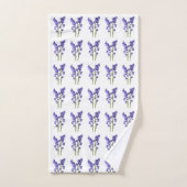 Motif Bluebell Fabric. (Serviette à main)