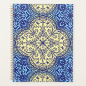 Motif Boho Blue & Gold Tile (Devant)