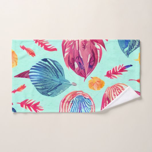 Motif Boho Feathers (Serviette à main)