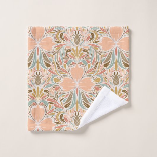 Motif Boho Nouveau moderne (Gant de toilette)