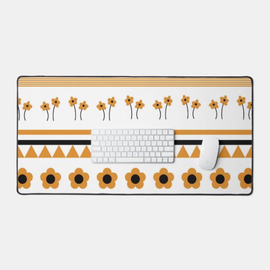 Motif Boho triangle de bordure (Clavier et souris)