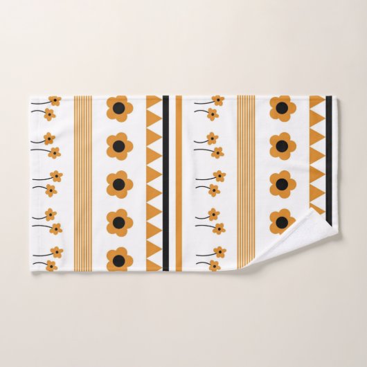 Motif Boho triangle de bordure (Serviette à main)