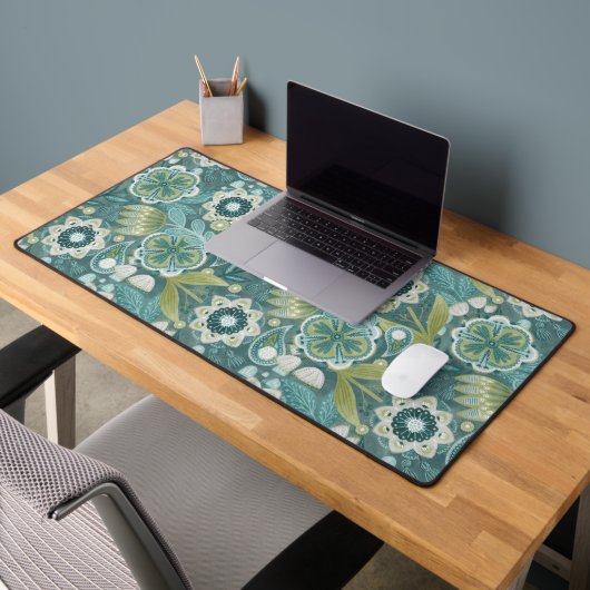 Motif botanique boho floral (Bureau 2)