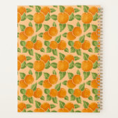 Motif botanique de citrus orange (Dos)