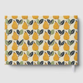 Motif Botanique de Poire Jaune Joyeuse (Verso)